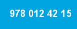 978 012 42 15